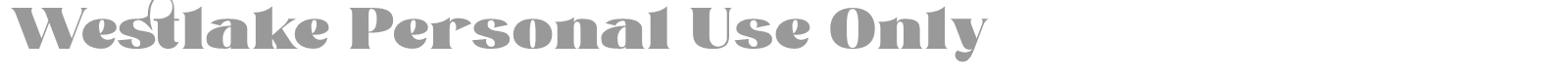 Westlake font preview